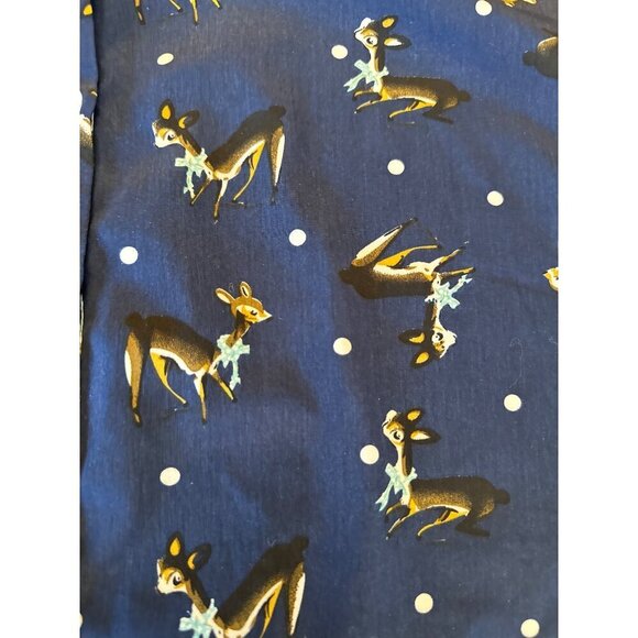 Beach Bash Womens Deer Print Button-Down Top With Lace Collar & Polka Dots - Picture 4 of 6